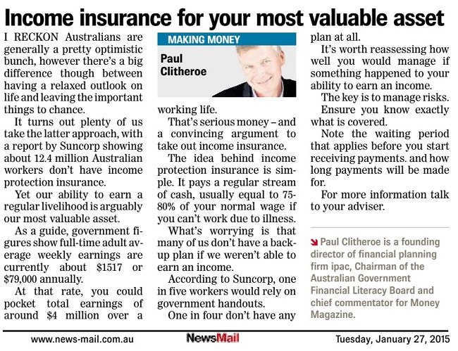 Income Insurance with Paul Clitheroe - Bundaberg